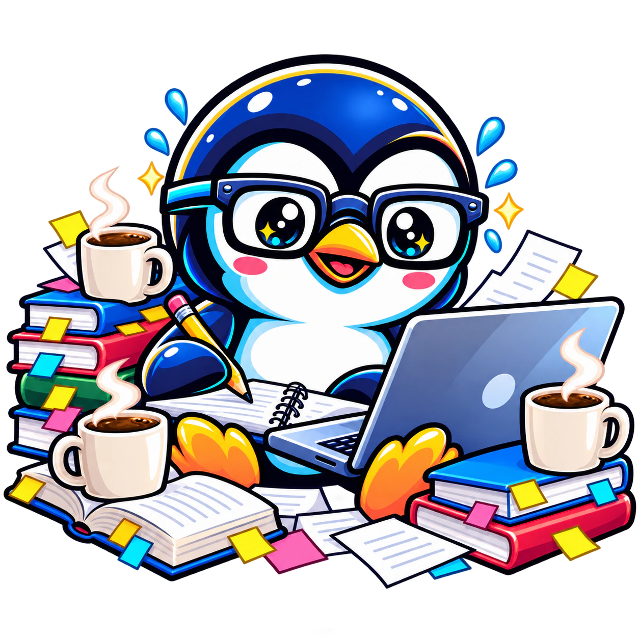 8–10h work, 5–7 coffees