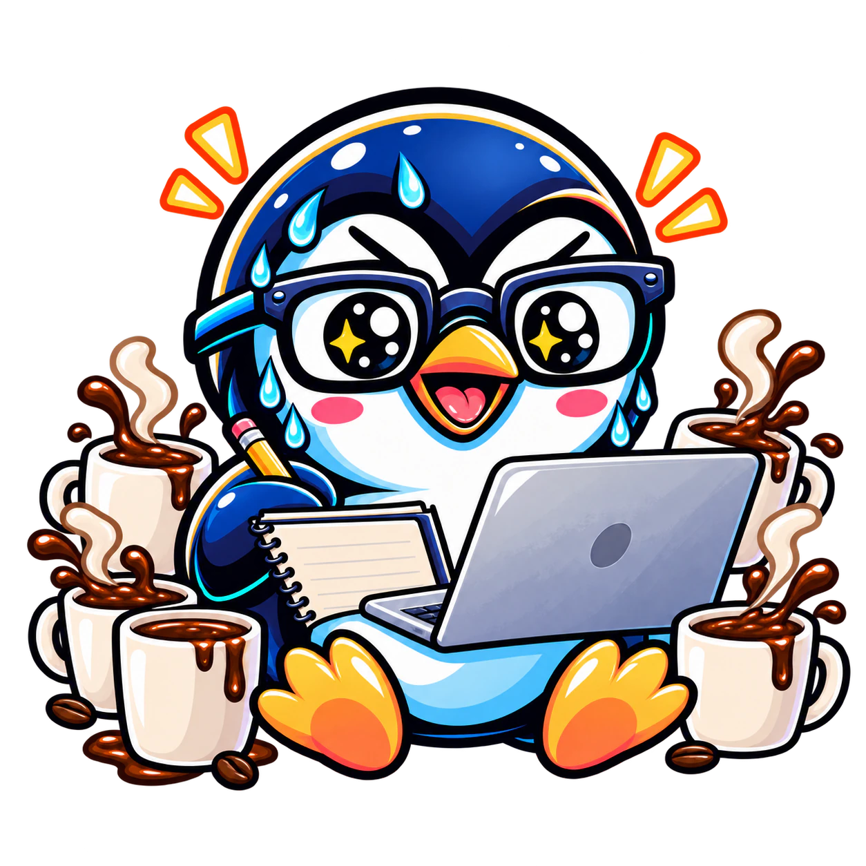 <4h work, 8–10 coffees