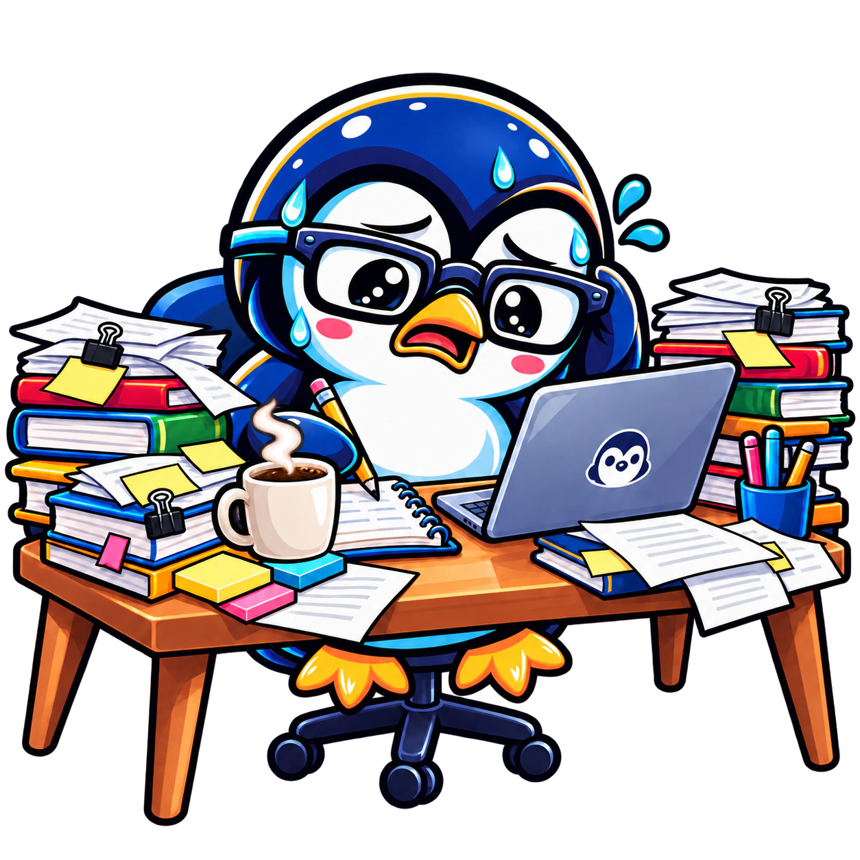 10–12h work, 1–2 coffees